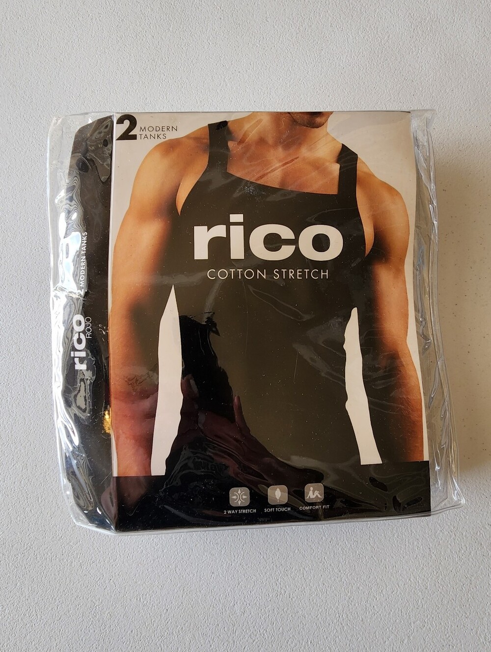 Two Pack Of Men's Rico Modern Tanks